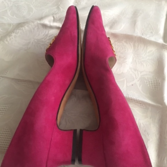 St. John suede low heeled pump size  10AA - Picture 3 of 7